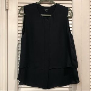 Theory Deep Green Sleeveless Shell